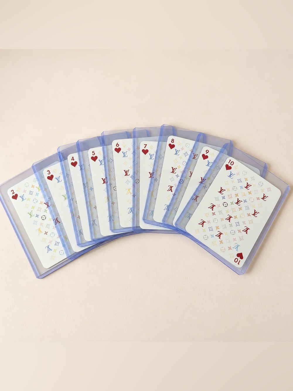 Louis Vuitton x Murakami Multicolore Playing Cards Hearts 2-10 Set